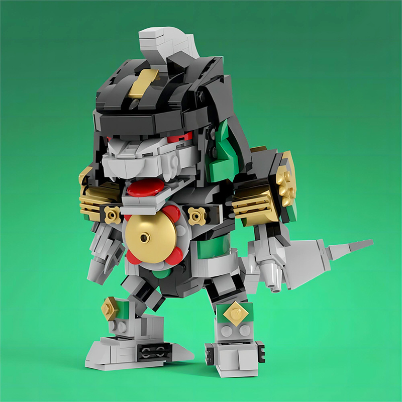 MOC Mighty Morphined Power-Ran - đánh giá và giá Model Kit Voltron