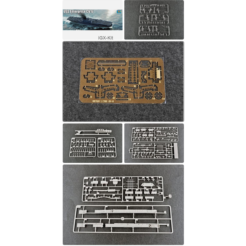 Trumpeter 06708 1/700 USS Ente - đánh giá và giá Model Kit Uss Enterprise