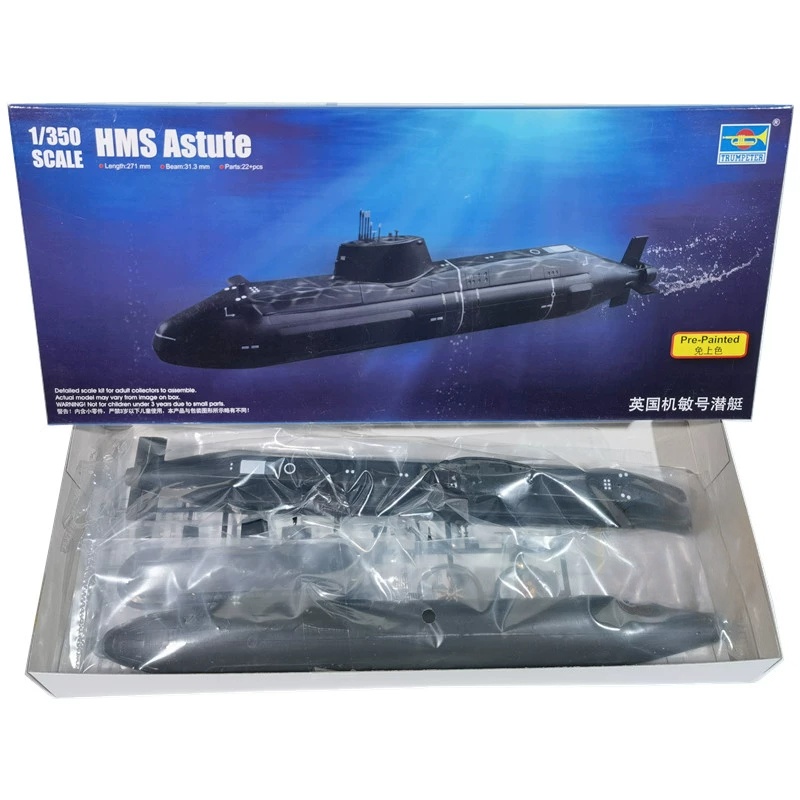 TRUMPETER 1/350 Scale HMS Astu - đánh giá và giá Model Kit Yamato