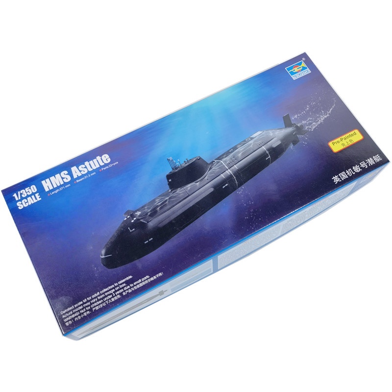 TRUMPETER 1/350 Scale HMS Astu - đánh giá và giá Model Kit Yamato