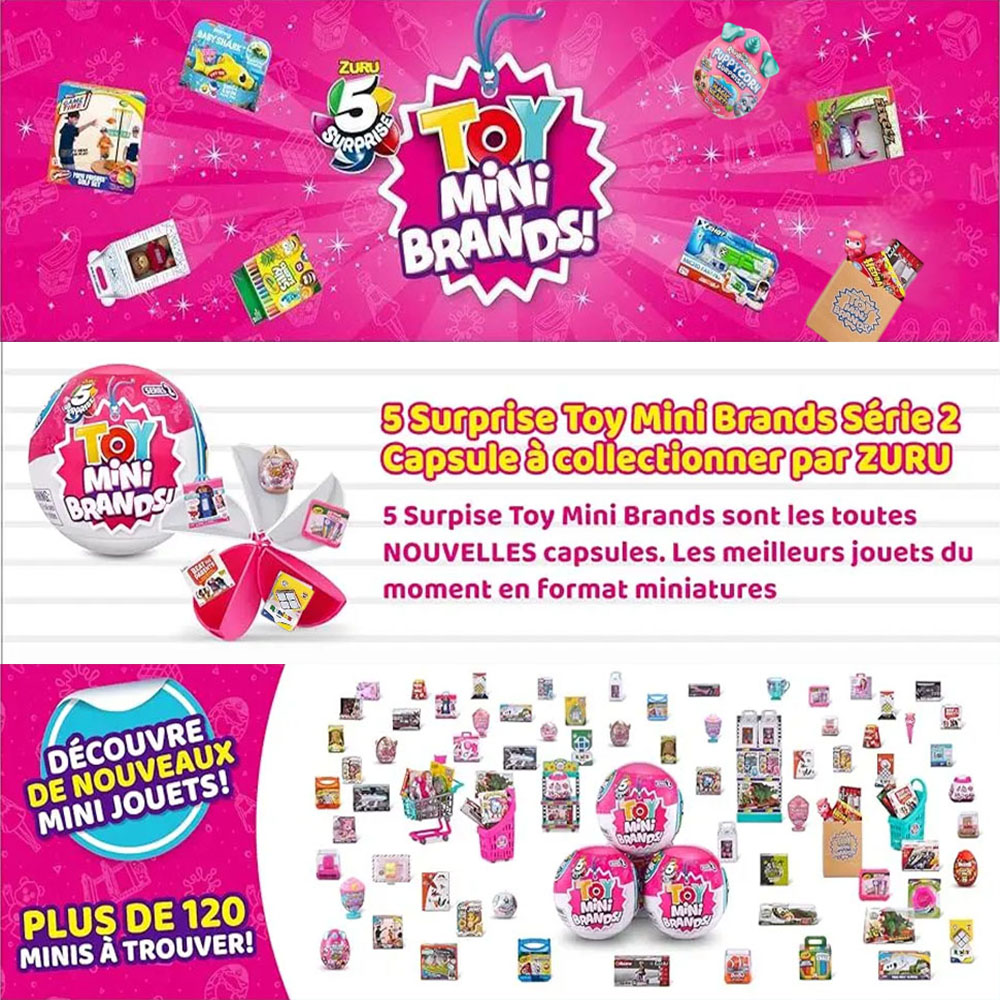 Zuru 5 Surprise Toy Mini Brand - đánh giá và giá Model Kit Brand