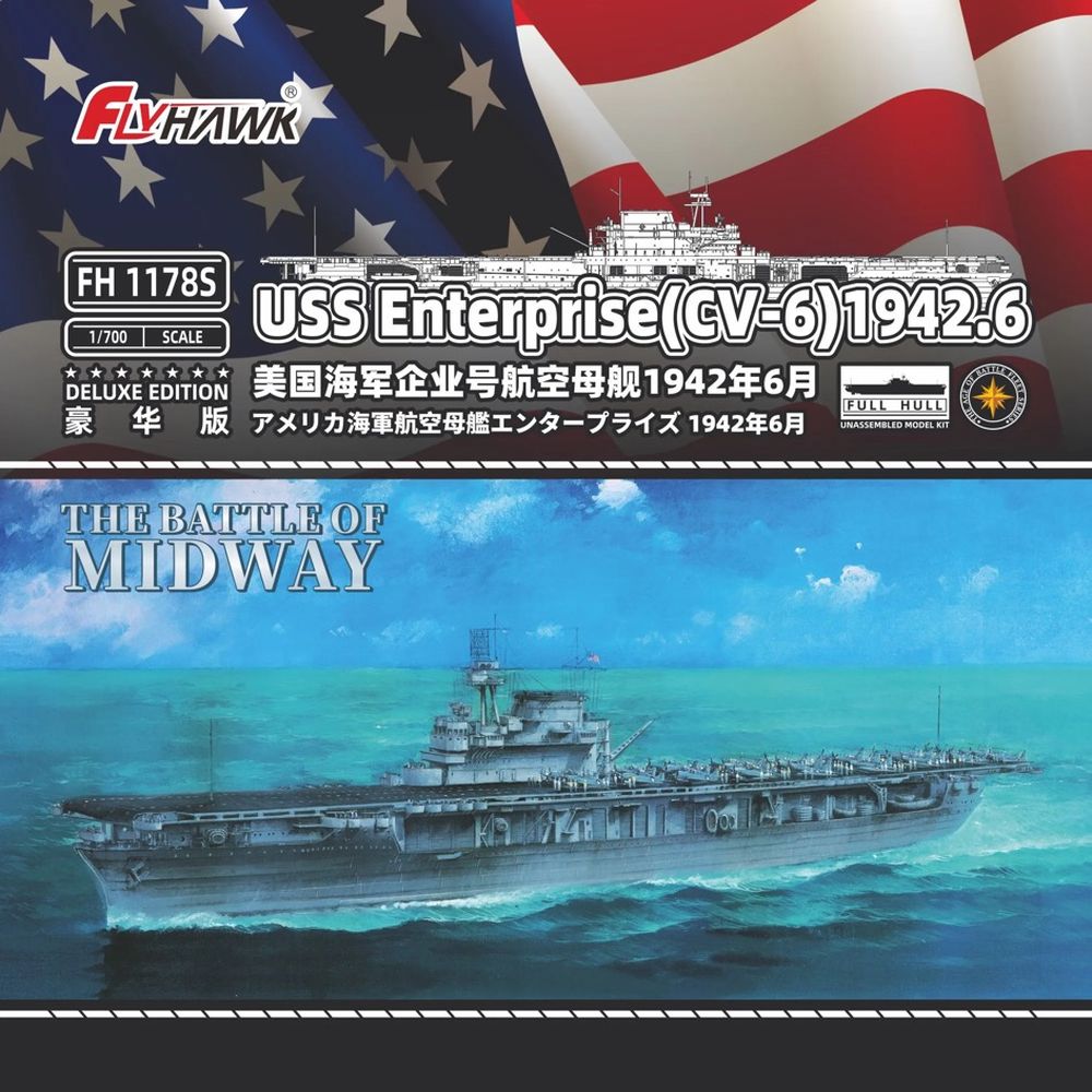Flyhawk FH1178S 1/700 USS Ente - đánh giá và giá Model Kit Uss Enterprise