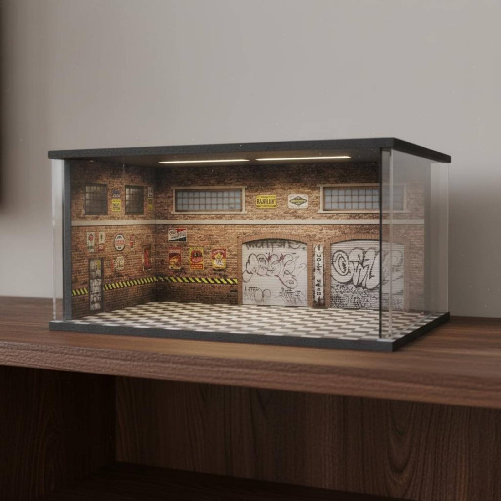Lighted Car Repair Shop Model  - đánh giá và giá Model Kit Toy
