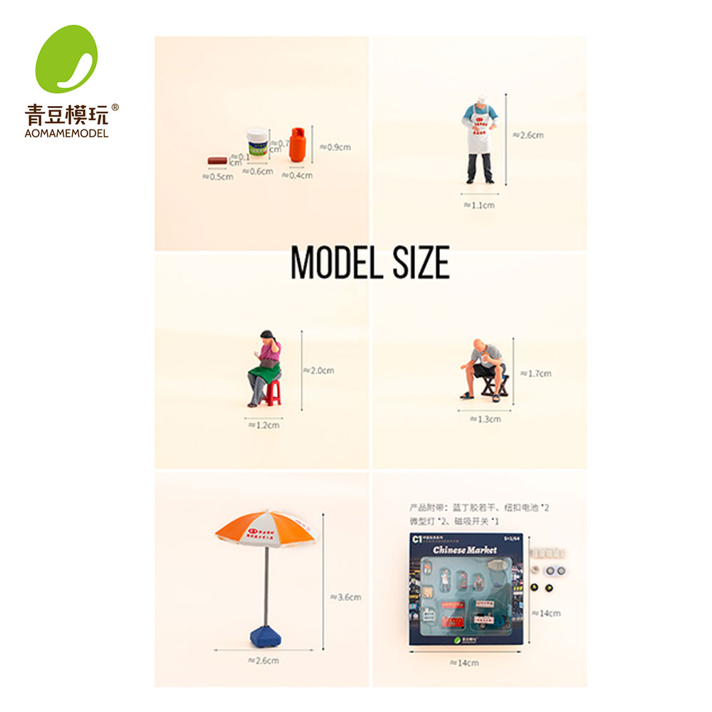 1/64 Night market s Model Kit- - đánh giá và giá Model Kit Toy