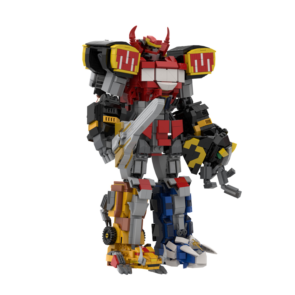 MOC Dino Mecha Model Building  - đánh giá và giá Model Kit Voltron