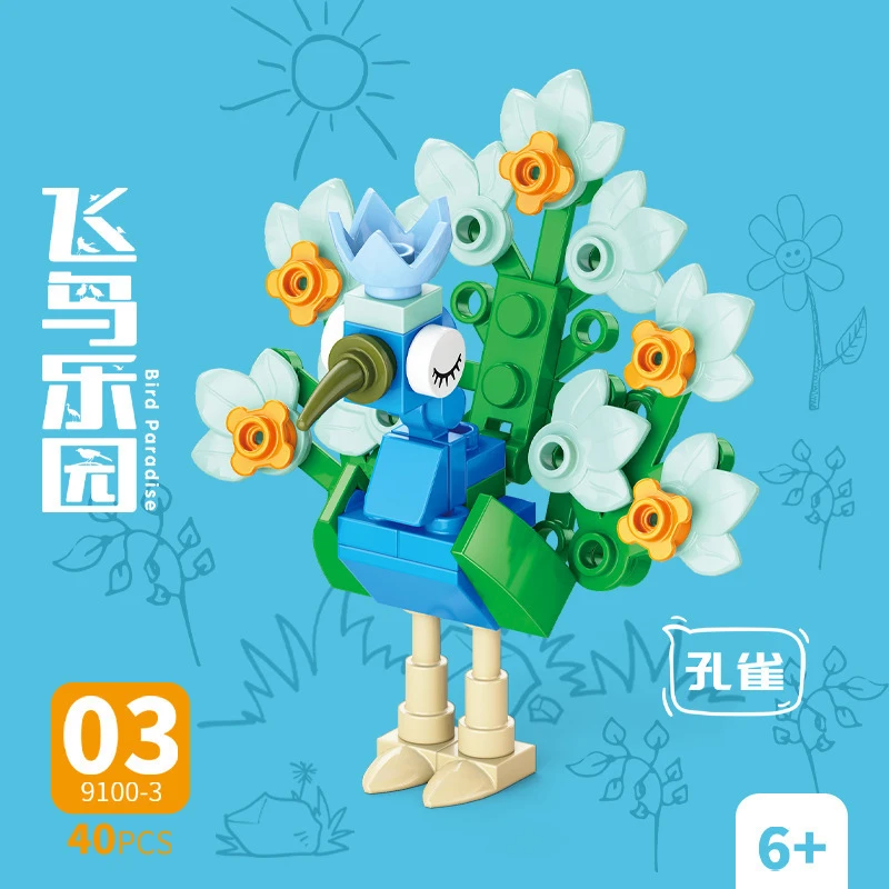 Bricks Animal Bird Paradise Cr - đánh giá và giá Model Kit Toy