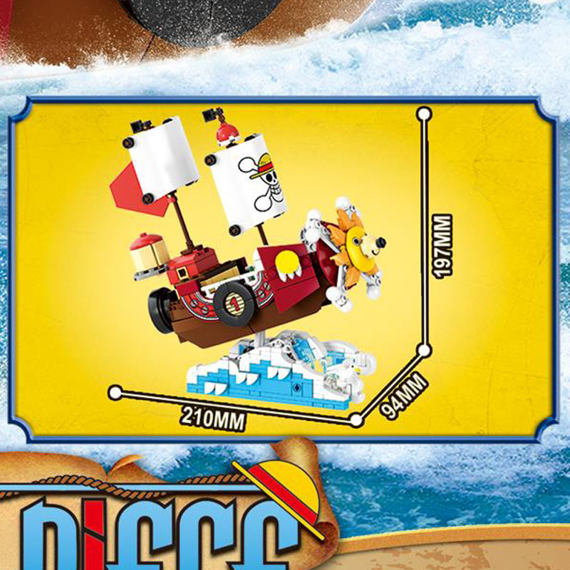 In Stock One Piece Pirate Ship - đánh giá và giá Model Kit One Piece